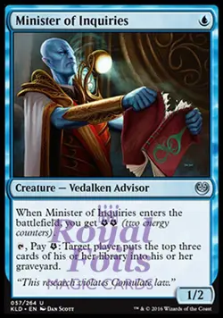 Minister of Inquiries 2x FOIL KLD MTG Kaladesh Uncommon MINT blue - Image 1