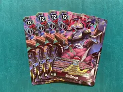 Gulfmon BT17-070 Playset Secret Crisis Digimon Card Game x4 - Image 1