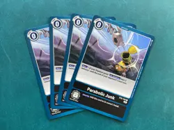 Parabolic Junk BT6-104 Playset Double Diamond Digimon Card Game x4 - Image 1