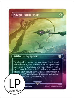 Nazgul Battle-Mace, Foil, Lord of the Rings, Magic MTG LP Light Play - Image 1