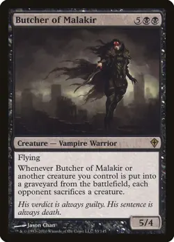 Worldwake Butcher of Malakir MTG Magic the Gathering NM - Image 1