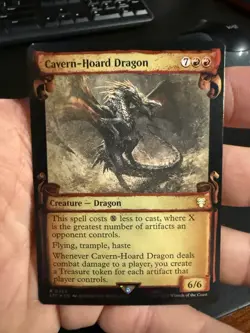 Cavern-Hoard Dragon (Showcase Scrolls Foil) Lord of the Rings 433 NM - Image 1