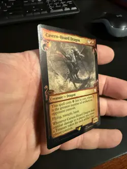 Cavern-Hoard Dragon (Showcase Scrolls Foil) Lord of the Rings 433 NM - Image 2