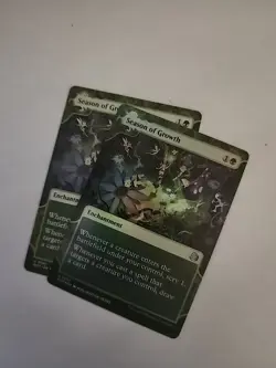 MTG 2x Season of Growth (61/103) Wilds of Eldraine Enchanting Tales NM 1 is FOIL - Image 1
