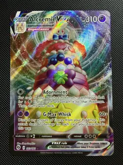 Pokemon TCG Alcremie VMAX 23/73 Champions Path Full Art Holo NM - Image 1