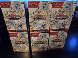 Pokemon TCG Prismatic Evolutions Booster Bundle Box 6 Packs each - English - Image 1