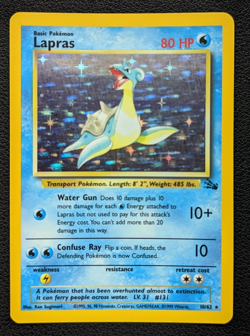 Lapras | 10/62 | Fossil | Pokemon TCG WOTC | Holo Rare | LP - Image 1