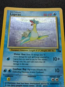 Lapras | 10/62 | Fossil | Pokemon TCG WOTC | Holo Rare | LP - Image 2