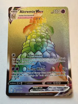 Alcremie VMAX 073/072 Secret Rare Holo Shining Fates Pokemon TCG - Image 1
