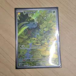 Pokemon Company Bulbasaur 166/165 SV 151 Illustration Rare Full Art Holo EN - Image 1