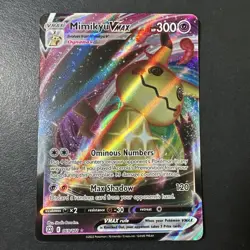 Pokemon Mimikyu VMAX Ultra Rare SWSH09: Brilliant Stars 069/172 NM - Image 1
