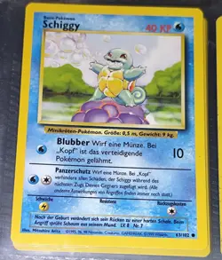 Pokemon TCG - Schiggy 63/102 + Schillok 42/102 (Base Set 1999 / Deutsch) Top!!! - Image 2