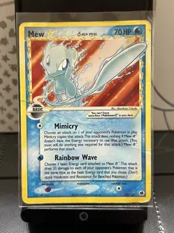 Mew Gold Star 101/101 Dragon Frontiers Delta Species Ultra Rare Holo - Image 1