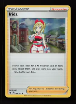 Irida 147/189 Holo Rare Astral Radiance Pokemon Holo Near Mint - Image 1