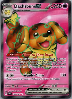 Dachsbun ex 160/142 Stellar Crown Pokemon TCG Holo Ultra Rare NM - Image 1