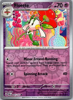Floette 087/167 Twilight Masquerade Pokemon TCG Reverse Holo C NM - Image 1