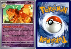 Dachsbun 099/198 Scarlet & Violet Pokemon TCG Reverse Holo UC NM - Image 3