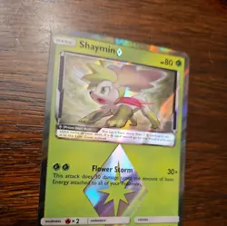 Shaymin 10/181 Prism Star Rare Team Up Pokemon Holo Near Mint - Image 3