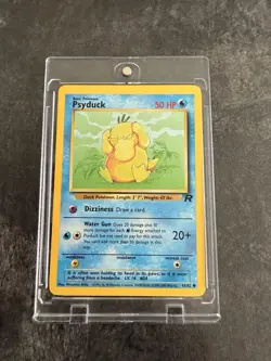 Pokemon TCG Team Rocket Base Set Psyduck 65/82 - Image 1