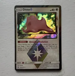 The Pokemon Company Ditto Prism Star Holo Rare 154/214 SM Lost Thunder 40 HP ENG - Image 1