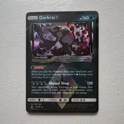 The Pokemon Company Darkrai Prism Star Holo 77/156 Ultra Prism 160 HP ENG 2018 - Image 1