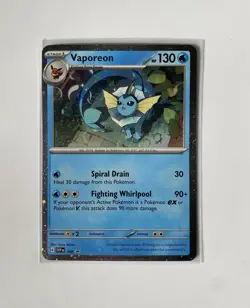 Vaporeon 168 Pokemon TCG S&V Black Star Promo Cosmos Holo NM - Image 1