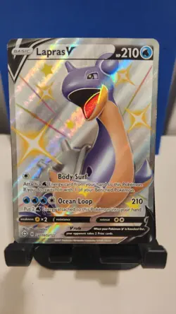 Lapras V NM SV110/SV122 Shining Fates: Shiny Vault Pokemon TCG Holo - Image 1