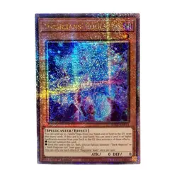 YuGiOh! Magicians’ Souls (Quarter Century Secret Rare) RA02-EN014 1st Ed NM QCR - Image 1