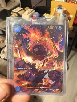 Bandai One Piece Card Game Edward Weevil SP Alt Art Foil EB01-023 6000 English - Image 1