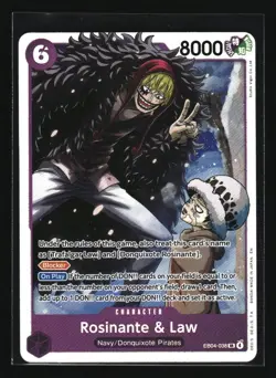 Rosinante & Law The Azure Sea's Seven #EB04-038 tcg One_piece - Image 1