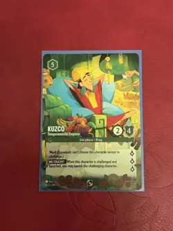 Kuzco - Temperamental Emperor Disney Lorcana Promo Card (DLPC) 8/C1 NON FOIL - Image 3