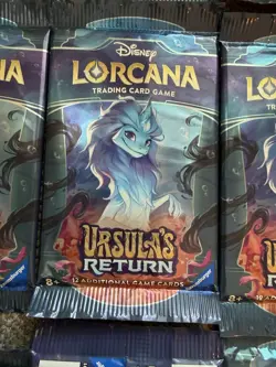 Disney Lorcana TCG Ursula's Return Booster Box- Box Open Individual Packs Sealed - Image 4