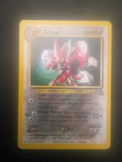 Pokemon TCG Scizor Black Star Promos 33 Regular Promo Card LP + Condition - Image 1