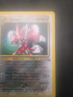 Pokemon TCG Scizor Black Star Promos 33 Regular Promo Card LP + Condition - Image 4