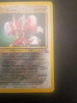 Pokemon TCG Scizor Black Star Promos 33 Regular Promo Card LP + Condition - Image 5