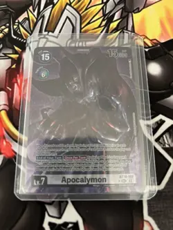 Bandai Digimon CCG Apocalymon BT15-102 Mega Card 15000 Attack Standard Size - Image 1