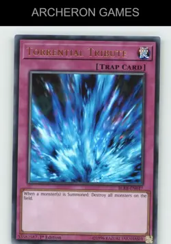 Torrential Tribute Ultra Rare YUGIOH Card - Image 1