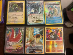 6 Pokemon Cards - Groudon, Lugia, Pidgeot, Ho Oh, Rayquaza, Gyarados - Image 1