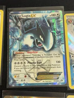 6 Pokemon Cards - Groudon, Lugia, Pidgeot, Ho Oh, Rayquaza, Gyarados - Image 3