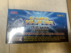 DIGIMON CARD GAME CLASSIC COLLECTION, EX-01 BOOSTER BOX (24 packs) (NEW, SEALED) - Image 2