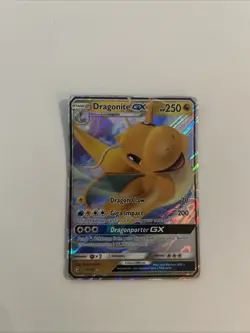 Pokemon TCG Dragonite GX Ultra Rare Card Dragon Majesty Series 37/70 - Image 1