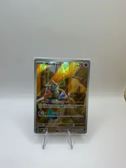Mimikyu SVP 075 Pladean Fates ETB Full Art Holo SEALED PROMO Pokemon Card - Image 1