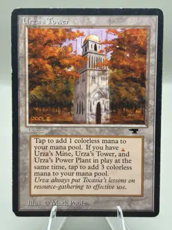 MTG Urza's Tower (Forest) Antiquities Uncommon Land Regular Mark Poole Wizards - Image 1