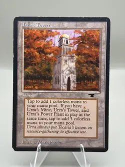 MTG Urza's Tower (Forest) Antiquities Uncommon Land Regular Mark Poole Wizards - Image 2