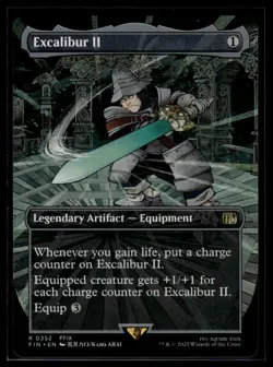Excalibur II (Borderless) #352 Final Fantasy Non Foil - Image 1