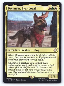 Dogmeat, Ever Loyal 2 Universes Beyond: Fallout Magic: The Gathering Foil LP - Image 1