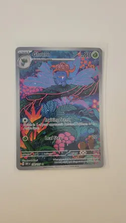 Pokemon TCG Obsidian Flames Gloom 198/197 Illustration Rare NM Fast Ship - Image 1