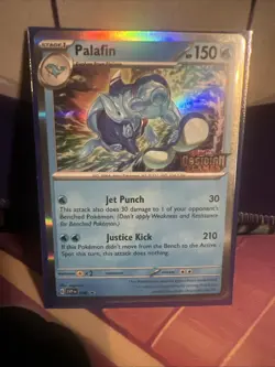 Pokemon Obsidian Flames Palafin SVP 036 Promo Stamped - Image 1