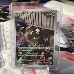 🔥 Houndour 204/197 Illustration Rare Obsidian Flames LP/NM Pokemon TCG 🐾 - Image 2