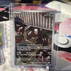 🔥 Houndour 204/197 Illustration Rare Obsidian Flames LP/NM Pokemon TCG 🐾 - Image 3